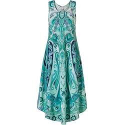 Viskose-Kleid, Druck mint, 40