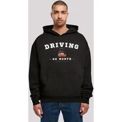 Kapuzenpullover F4NT4STIC "Driving Home Weihnachten", Herren, Gr. 3XL, schwarz, Obermaterial: 100% Baumwolle, casual, oversize, Langarm, Pullover, Weihnachten, Geschenk, Logo