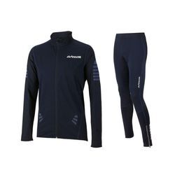 Airtracks Fahrradhose Herren Thermo Radtrikot Set Pro Windstopper (Fahrradtrikot Set