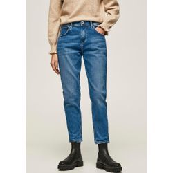 Relax-fit-Jeans PEPE JEANS "VIOLET" Gr. 25, L-Gr, blau (light blau long), Damen, Obermaterial: 99% Baumwolle, 1% Elasthan, Jeans, im lässigen Boyfriend-Style