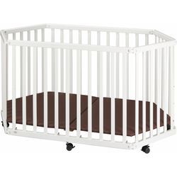 Laufgitter TISSI "weiß, 6-eckig", Baby, weiß, Laufställe, zusammenklappbar; Made in Europe