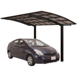 Einzelcarport XIMAX "Portoforte Typ 80 Standard-schwarz" Carports Gr. H: 240 cm, schwarz Aluminium