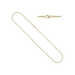 Goldkette JOBO, gelb (gelbgold 585), Halsketten, Damen, Gelbgold 585, L: 60cm, Schlangenkette 585 Gold 60 cm 1,4 mm