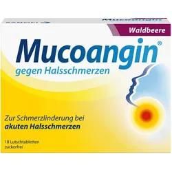 Mucoangin Waldbeere 20 mg Lutschtabletten 18 St