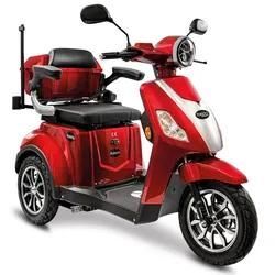 Rolektro Seniorenroller E-Trike 25 V.3 Rot Modell 2024 + kostenlose Abdeckplane Gratis dazu