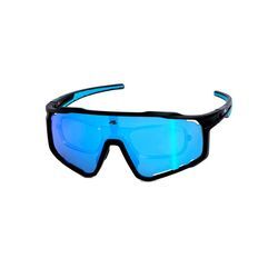 Sonnenbrille F2, bunt (schwarz, hellblau), Damen, Brillen, Unisex Sportbrille mit Monoscheibe