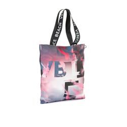 Shopper VENICE BEACH, Gr. B/H: 35cm x 40cm, bunt (bedruckt), Textil, bedruckt, mehrfarbig, Taschen Shopper Strandtasche, Handtasche, Schultertasche, große Tasche, Tragetasche VEGAN