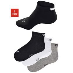 Kurzsocken, schwarz+weiß+grau, Gr.43/46