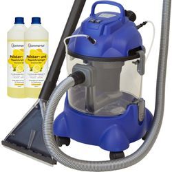 Waschsauger Polster + Teppich HYDRO 7500 inkl. 2l Shampoo - 4in1 Nass Trockensauger 1200 Watt 20l Volumen 16 kPa Saugleistung - Polsterreiniger Reinigungsgerät Professionellen Aufbereitung