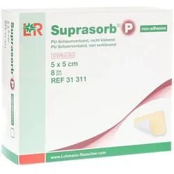 Suprasorb P Pu-schaumverband 5x5 cm nicht klebend 8 St