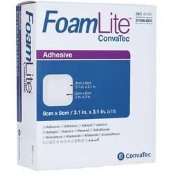 FOAM LITE Convatec adhäsiv PU-Schaumverband 8x8 cm 10 St