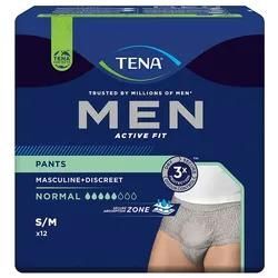 TENA Men Active Fit Pants Normal grau S/M 12 St