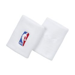 NBA Nike Dri-FIT Basketball-Armbänder (1 Paar) - Weiß