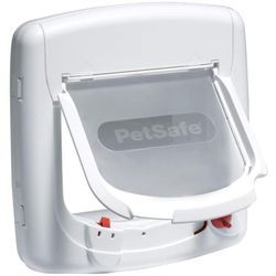 Katzenklappe 4-Wege Magnetisch Deluxe 400 Weiß Petsafe