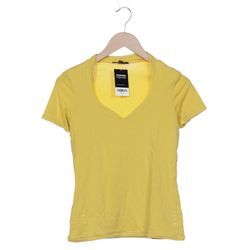 Comma Damen T-Shirt, gelb, Gr. 36