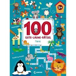 100 Gute-Laune-Rätsel - Tiere, Kartoniert (TB)