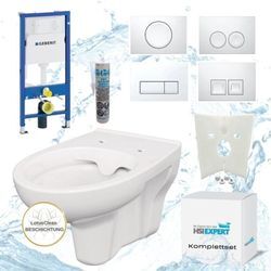 Geberit Duofix Vorwandelement mit Bernado wc spülrandlos mit Beschichtung, Komplett-Set Delta11...