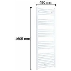 Evenes ® - Evenes Bad- und Handtuch-Heizkörper gerade Typ Jessica 1605X450 mm weiß Heizkörper