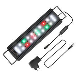 Tolletour - 10W led Aquarium mit timer Aquariumleuchte Abdeckung rgb Licht.30-45cm