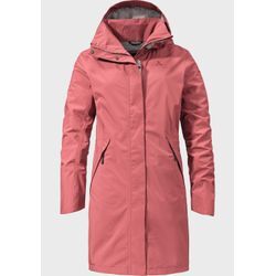 Parka SCHÖFFEL "Parka Sardegna L" Gr. 42, rosa (3245, rosa), Damen, Oberstoff : 100% Polyester (Membran: Polyurethan) Futter Rumpf unten: 100% Polyester Futter Rumpf oben: 100% Polyester, Jacken