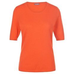 Rundhals-Pullover aus Schurwolle und Kaschmir include orange