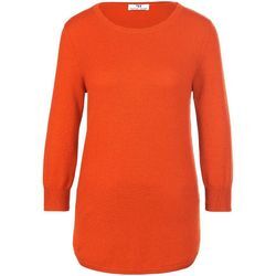 Rundhals-Pullover aus Seide und Kaschmir Peter Hahn Seide/Kaschmir orange