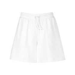 Bermudas Rina Green Cotton weiss