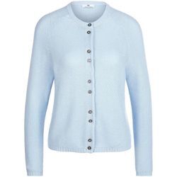 Strickjacke aus 100% Baumwolle Supima Peter Hahn blau