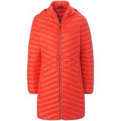 Daunen-Long-Steppjacke MYBC rot