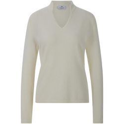 Pullover aus 100% Premium-Kaschmir Modell Vivien Peter Hahn Cashmere weiss