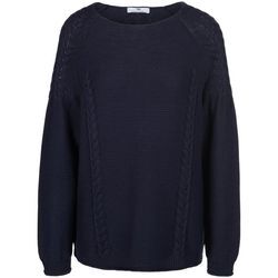 Rundhals-Pullover Peter Hahn blau