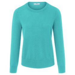 Rundhals-Pullover aus 100% SUPIMA®-­Baumwolle Peter Hahn türkis