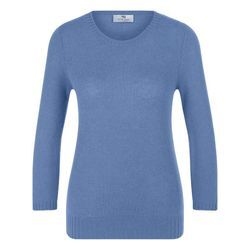 Rundhals-Pullover aus 100% Premium-Kaschmir Peter Hahn Cashmere blau