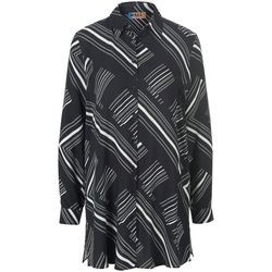 Long-Bluse WALL London schwarz