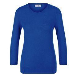 Rundhals-Pullover aus 100% Premium-Kaschmir Peter Hahn Cashmere blau