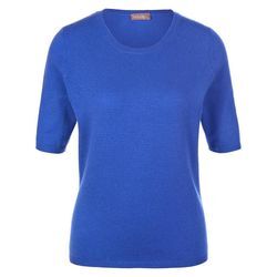 Rundhals-Pullover aus Schurwolle und Kaschmir include blau