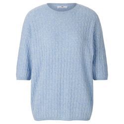 Rundhals-Pullover Peter Hahn blau