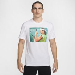 Rafa Herren-Tennis-T-Shirt - Weiß