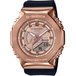 Chronograph CASIO G-SHOCK "GM-S2100PG-1A4ER", schwarz, Armbanduhren, Damen, Quarzuhr, Armbanduhr, Damen, Herren, digital, bis 20 bar wasserdicht