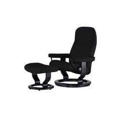 Stressless Relaxsessel mit Hocker Consul ¦ schwarz ¦ Maße (cm): B: 76 H: 100 T: 71