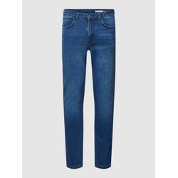 Skinny Fit Jeans mit Knopf- und Reißverschluss