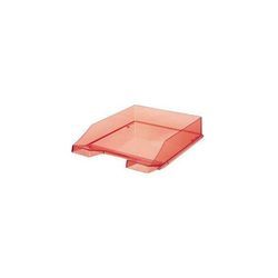 HAN - Briefablage klassik din A4 din C4 Polystyrol Farbe: rot transparent