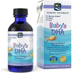 Nordic Naturals, Baby, s DHA mit Vitamin D3, 1050 mg, 60ml [248,33 EUR pro kg]