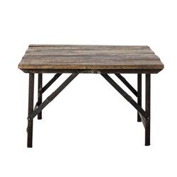 Bloomingville Loft Couchtisch, Recyceltes Holz, 70 x 70 x 45 cm