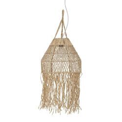 Bloomingville Pendellampe Deckenlampe Thora, H99 x Ø40 cm, natur