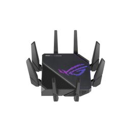 ROG Rapture GT-AX11000 Pro Tri-Band WLAN Gaming kombinierbarer Router (Tethering als 4G und 5G Router-Ersatz, WiFi 6, 2,