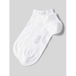 Socken mit Label-Print im 2er-Pack