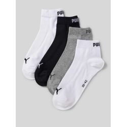 Socken mit Label-Schriftzug im 4er-Pack