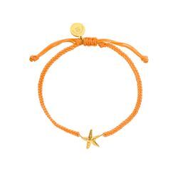 PURELEI Mahina Club Beach Star Orange Armband, verstellbare Länge