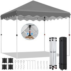 Liferun - Pavillon 3x3m,One Push Faltpavillon Wasserdicht Stabil,Pop up Faltbar Gartenzelt mit 420D Oxford,Partyzelt uv Schutz 50+,Gartenpavillon